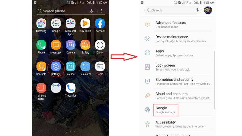 Recover Google Account Data Phone Settings to Google Settings